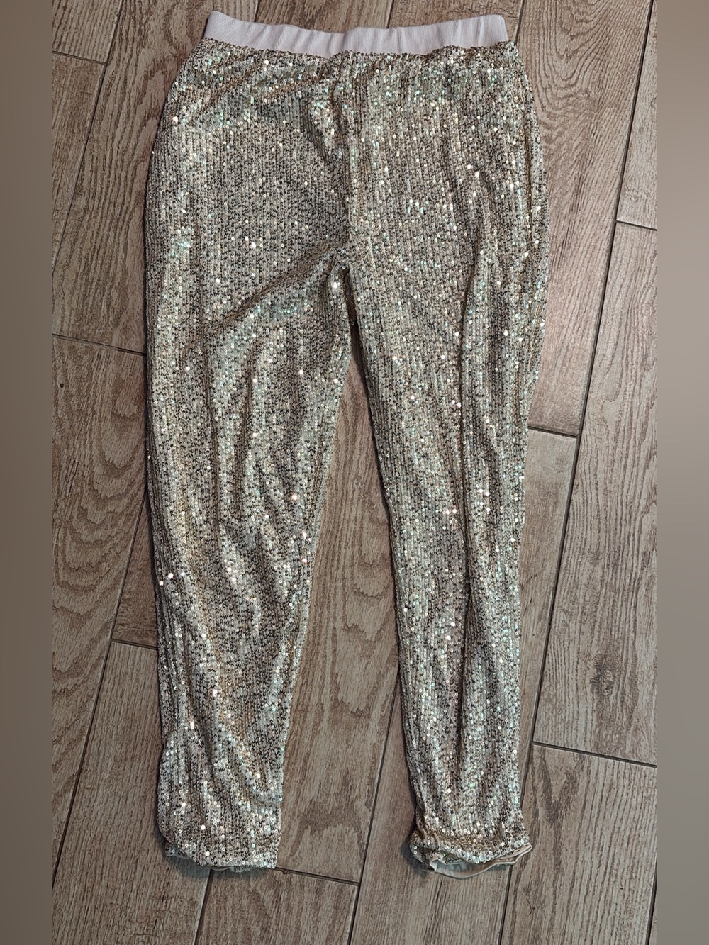 Sequin Jogger Pants